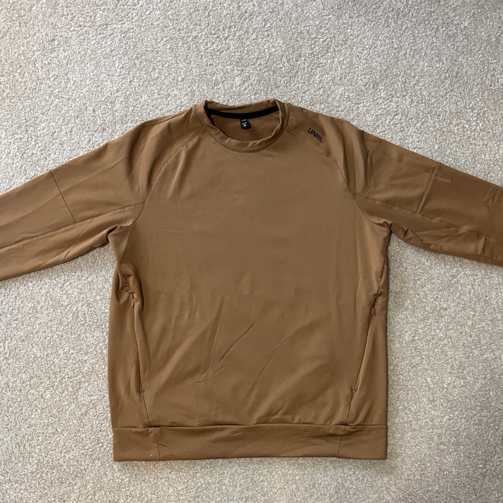 UNRL Men's Brown Sweater